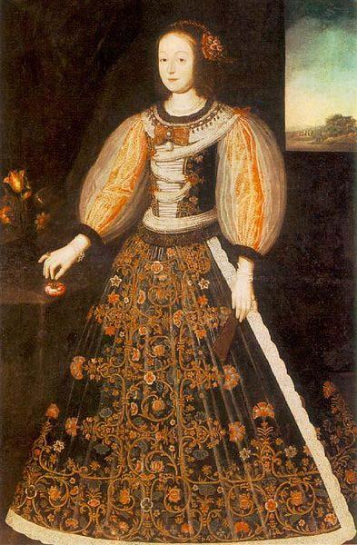 unknow artist Portrait of Princess Anna Julianna Eszterhazy, France oil painting art